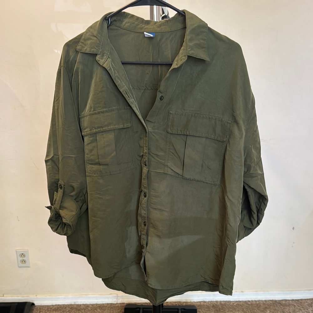 Olive Green women’s blouse